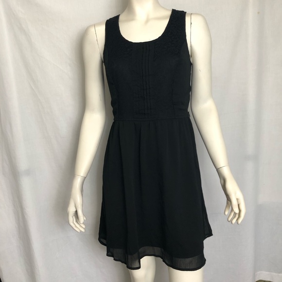 Target Xhilaration woman’s black midi dress size medium - Picture 1 of 16